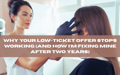 Why Your Low-Ticket Offer Stops Working (And How I’m Fixing Mine After Two Years)