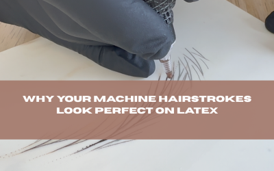 Why Your Machine Hairstrokes Look Perfect on Latex… But Disappear on Skin